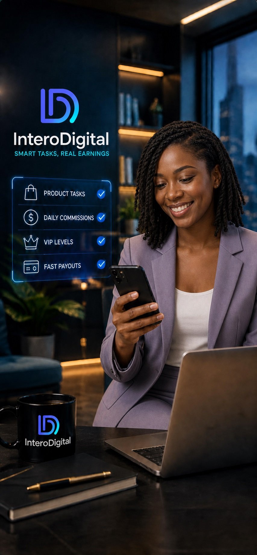 InteroDigital rewards and withdrawals